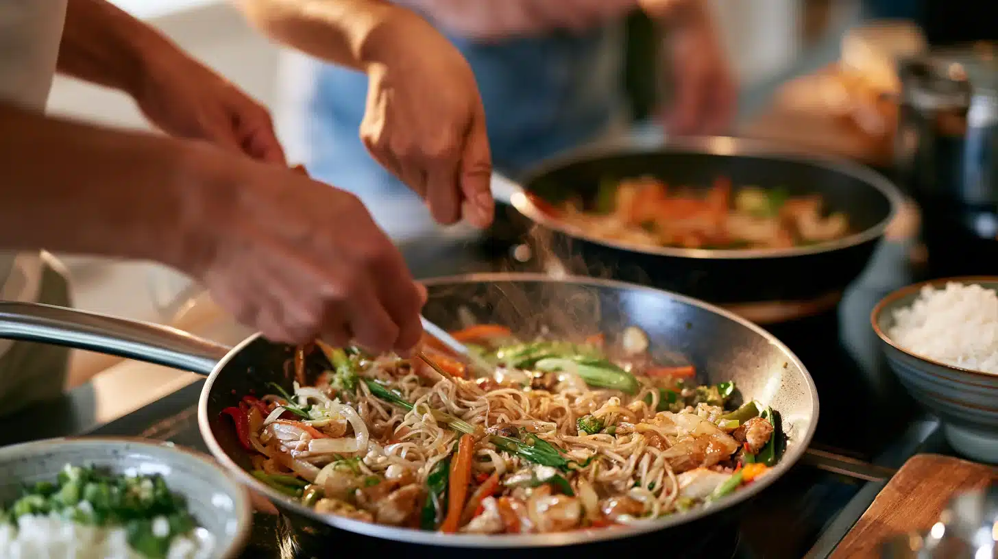 Maaltidskasser med asiatisk mad